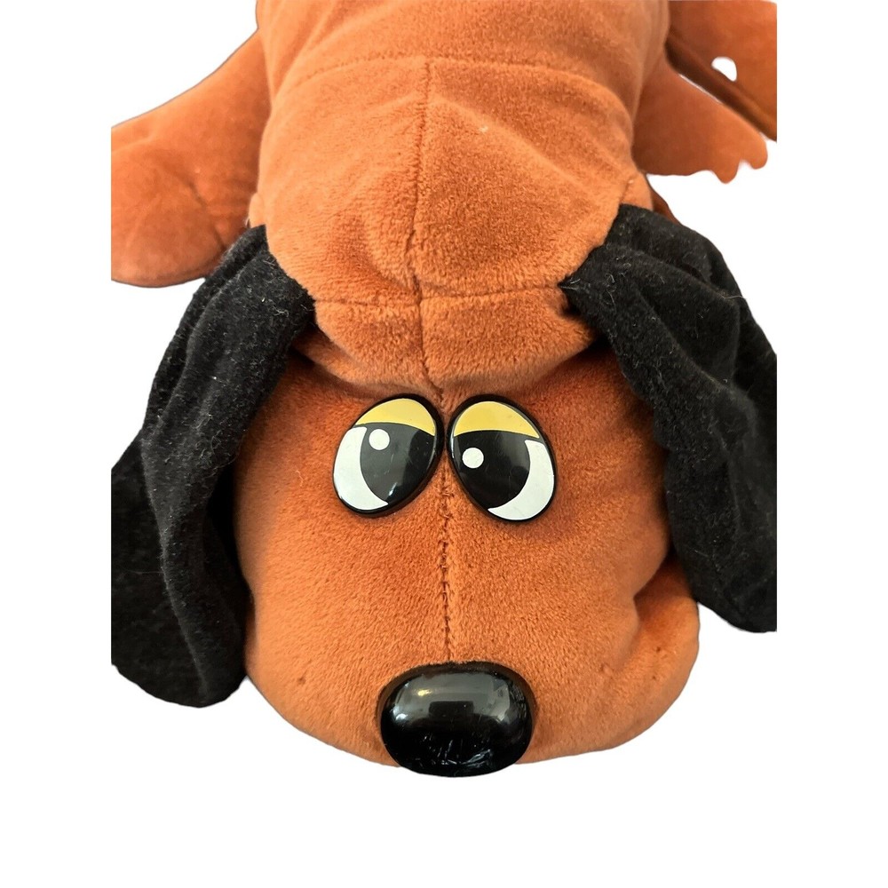 Vintage 1985 Tonka Pound Puppies 18" Plush Dark Chocolate Brown Dog
